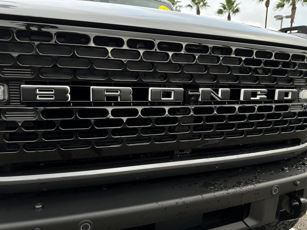 Grille Letter Overlays - Compatible with 2021-2026 Bronco