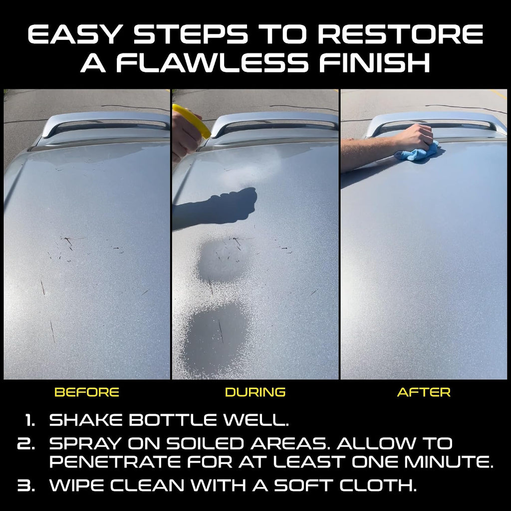 Formula 1 Bug and Tar Remover - Powerful Exterior Degreaser and Pre Wash for Detailing - Safe for All Auto Surfaces, 16 ounces