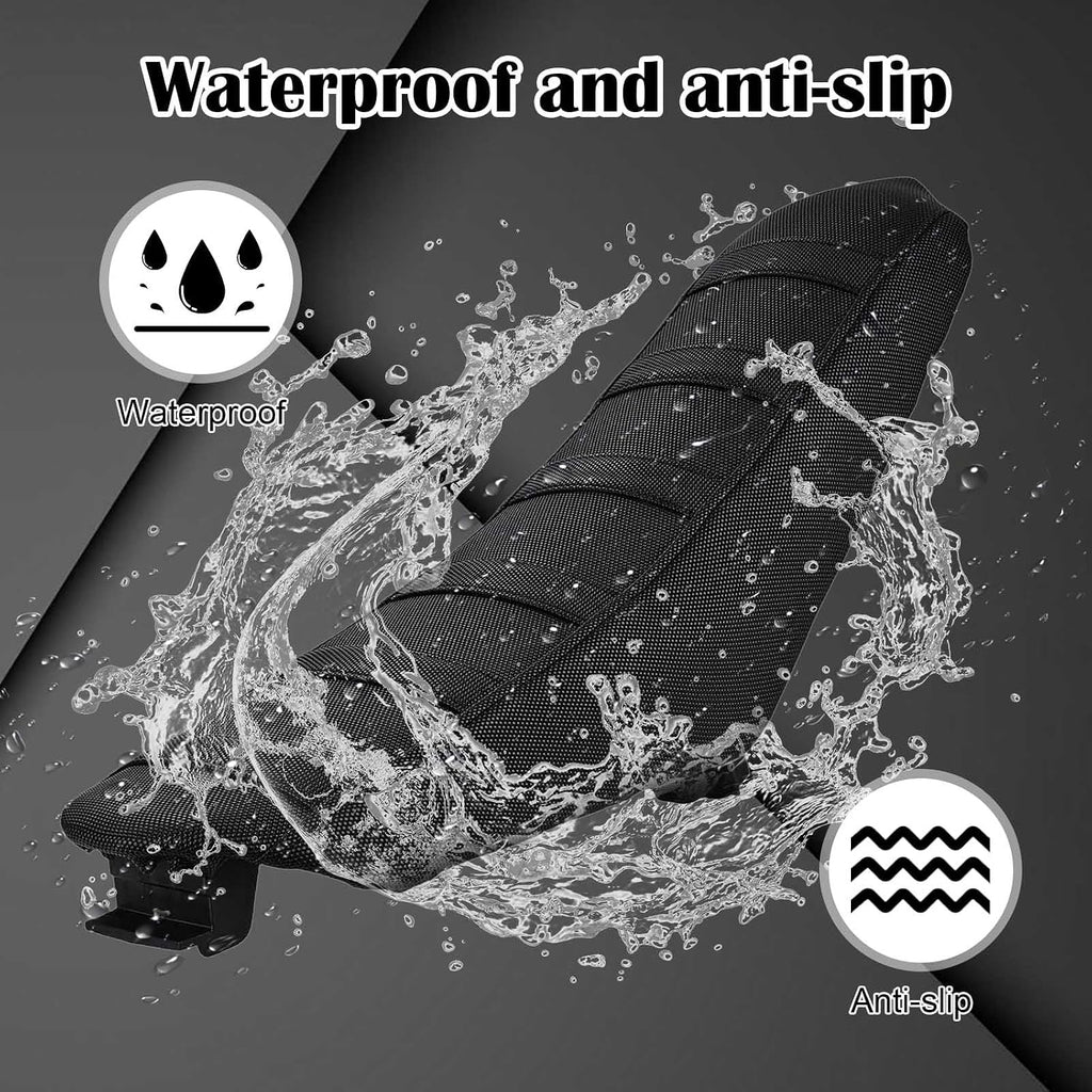 SaferCCTV Non-Slip Seat Cover Compatible with Yozma in 10 Electric Bike, Electric Bike Seat Cover Waterproof Soft Seat Cover, Black