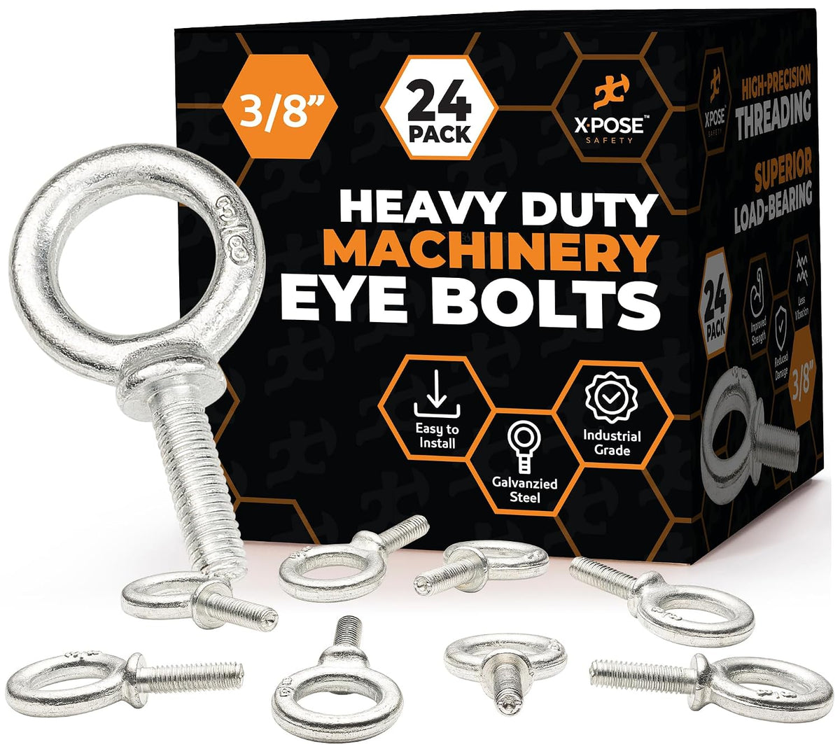 xpose safety shoulder eye bolt 3/8"-16 x 1-14", main product view