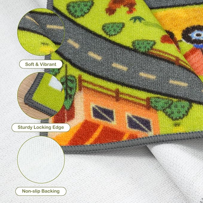 STARUIA 60" x 32" Washable Kids Rug - Image 3