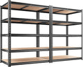 reibii 2 pack garage shelving, 2400lbs each,heavy duty, main product view