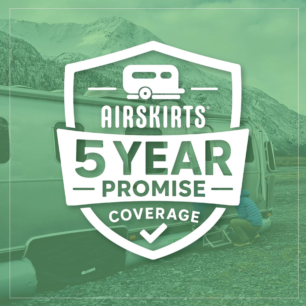 Triple-Axle RV Tire Covers for Trailers, RVs, Campers, Waterproof and UV Resistant, Thick, Durable Protection, Fits 27"-30" Tires, Trailer Wheel Cover by AirSkirts (Set of 2)