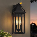 Outdoor Wall Sconce Fixture, Dusk to Dawn Patio Lights Waterproof