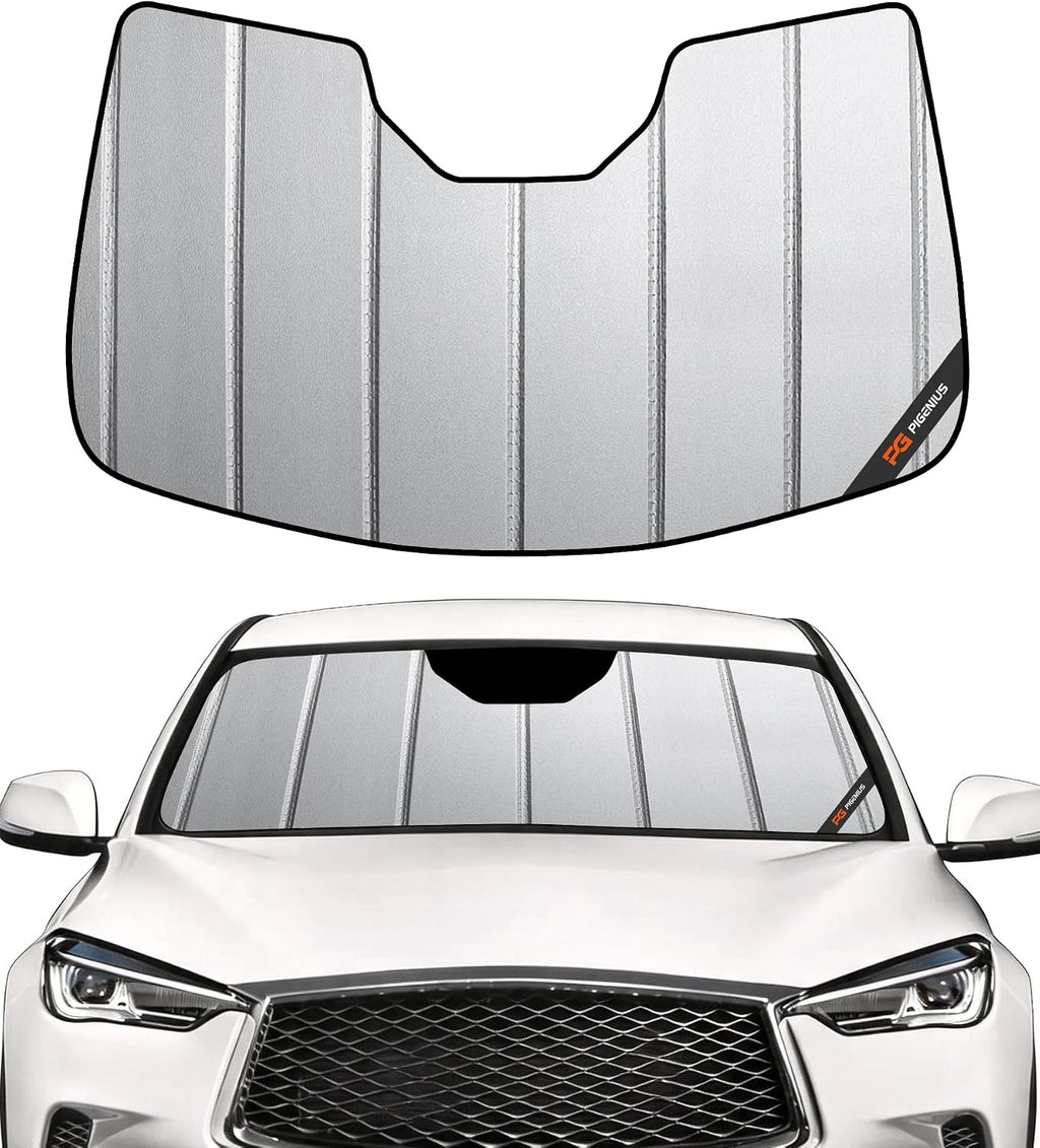Pigenius Windshield Sunshade for Infiniti QX60 2022-2026 Front Window Sun Shade - Safeguard