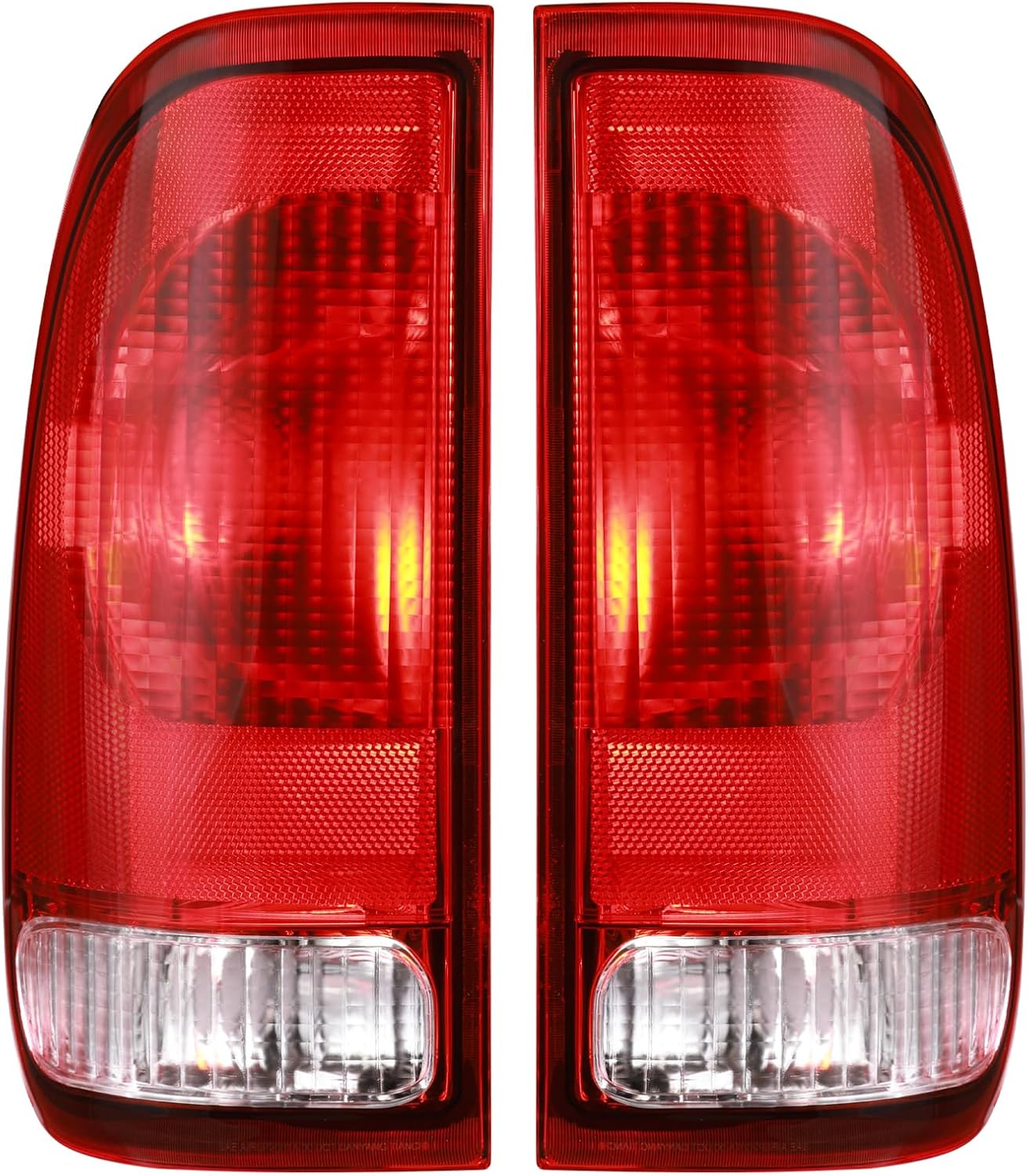 Boine Tail Light Compatible With 1997-2003 Ford F150 1999-2007 F250 F350 F450 F550 Super Duty Driver and Passenger Side Rear Light Brake Lamps