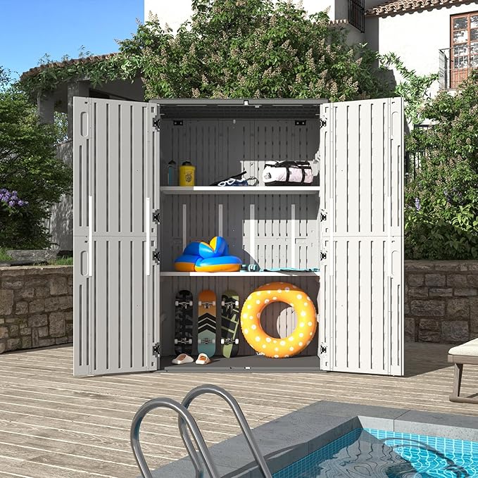 Aoxun 64 Cu.Ft Outdoor Storage Shed by Aoxun