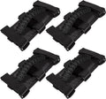 4 x Roll Bar Grab Handles Grip Handle for Jeep Wrangler JK JKU JL JLU TJ YJ Sports Sahara Freedom Rubicon Unlimited Gladiator JT 1955-2023 UTV ATV Premium 550 Paracord Interior Accessories (Black)