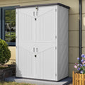 aoxun outdoor storage shed, 64 cu.ft vertical resin, main product view