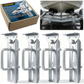 wyckoff 10" boat trailer bunk brackets 4-pack,heavy duty, main product view