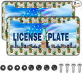 Car License Plate Frame Black Yellow License Plate Frames Yellow Pineapple by Unknown