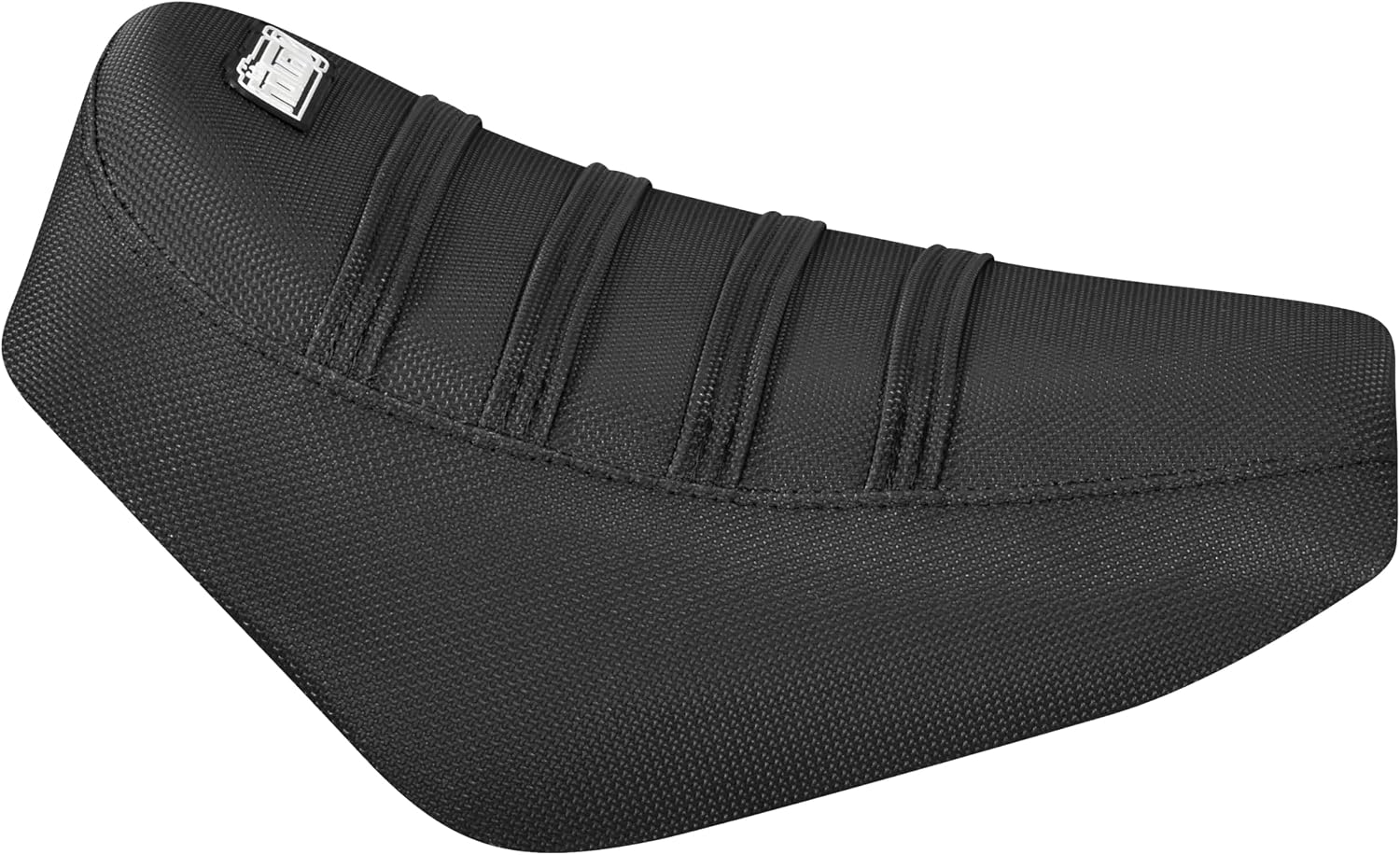 Enjoy Mfg Seat Cover - Compatible with Baja/Massimo MB 165 200 Mini Bike #591 (All Black with Black Ribs)