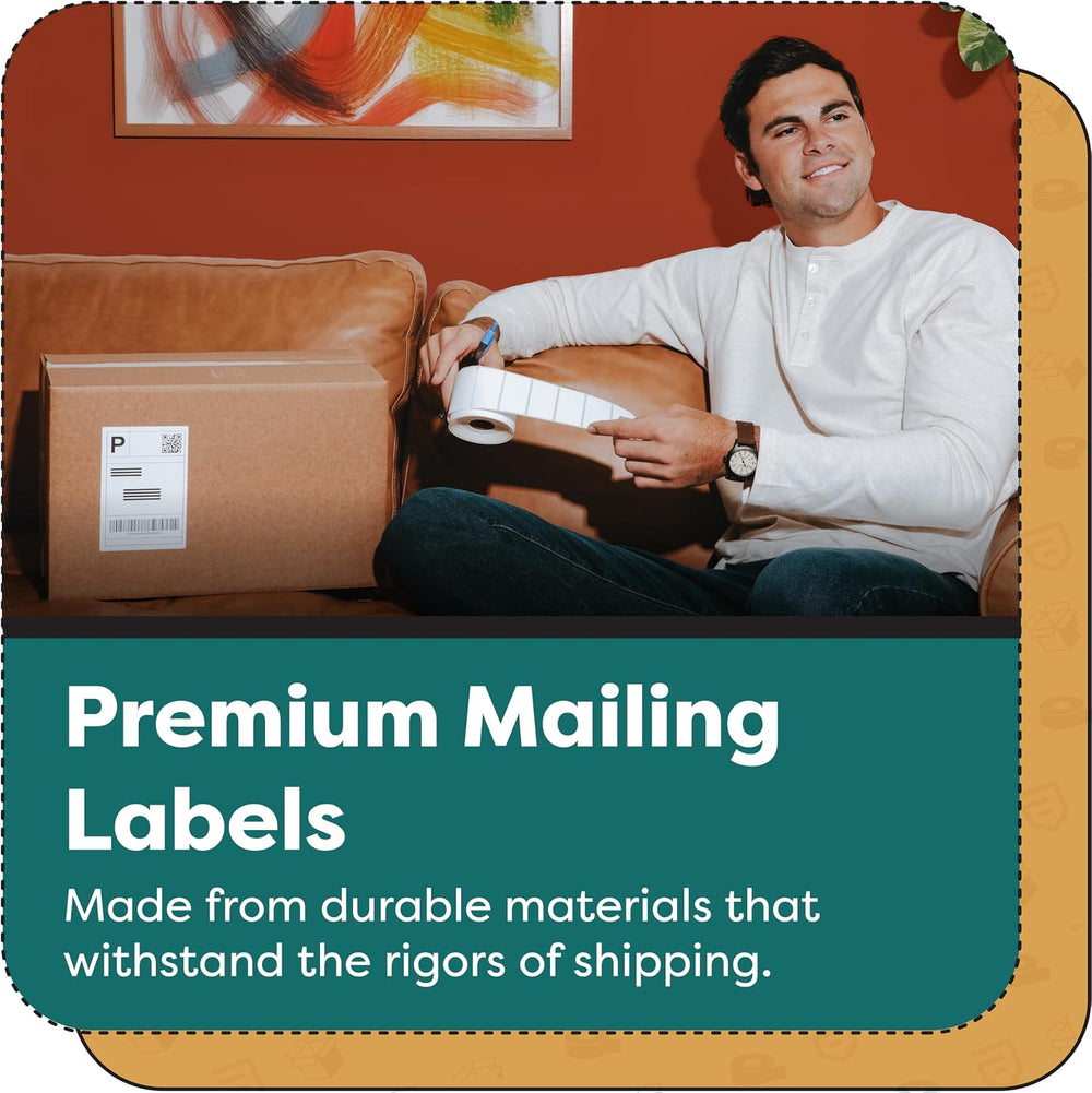 3" X 1.5" Direct Thermal Labels (9000 Count, 10 Rolls)