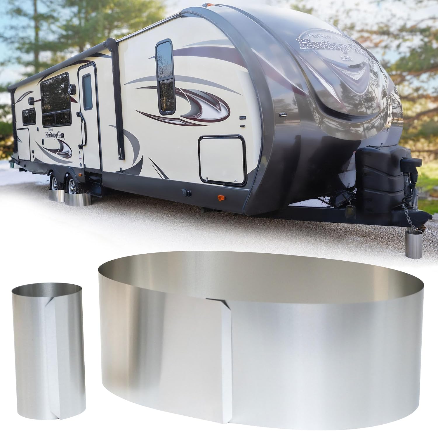 Stop Mice from Getting in Your Camper and RV. Mouse D-Fence™ Tire Guards Protect Your Camper, RV, and Travel Trailer from the Damage Caused by Mice.