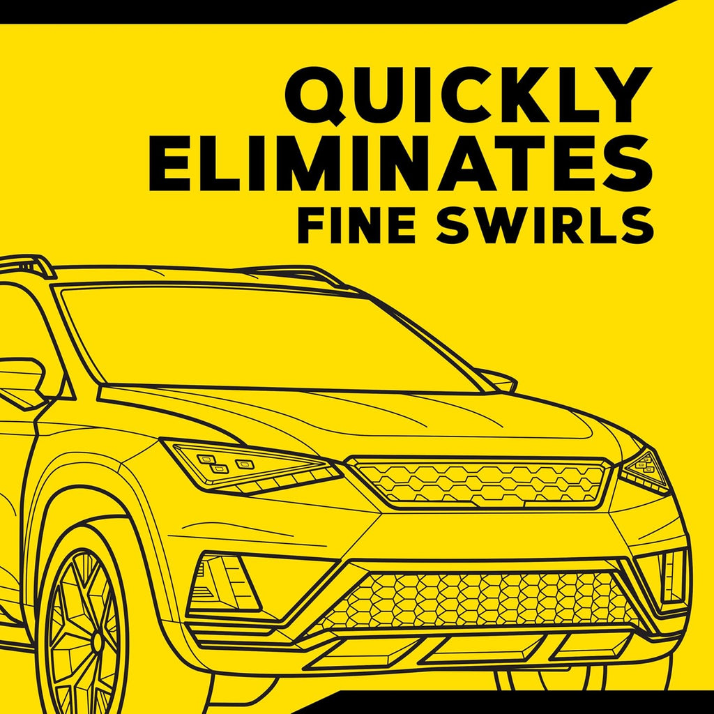 Meguiar’s Ultimate Polish – High-Gloss Polish for a Show Car Shine – Permanently Removes Light Swirls to Produce a Deep, Wet Reflection with a High Gloss Shine - Easy to Use, 16 Oz