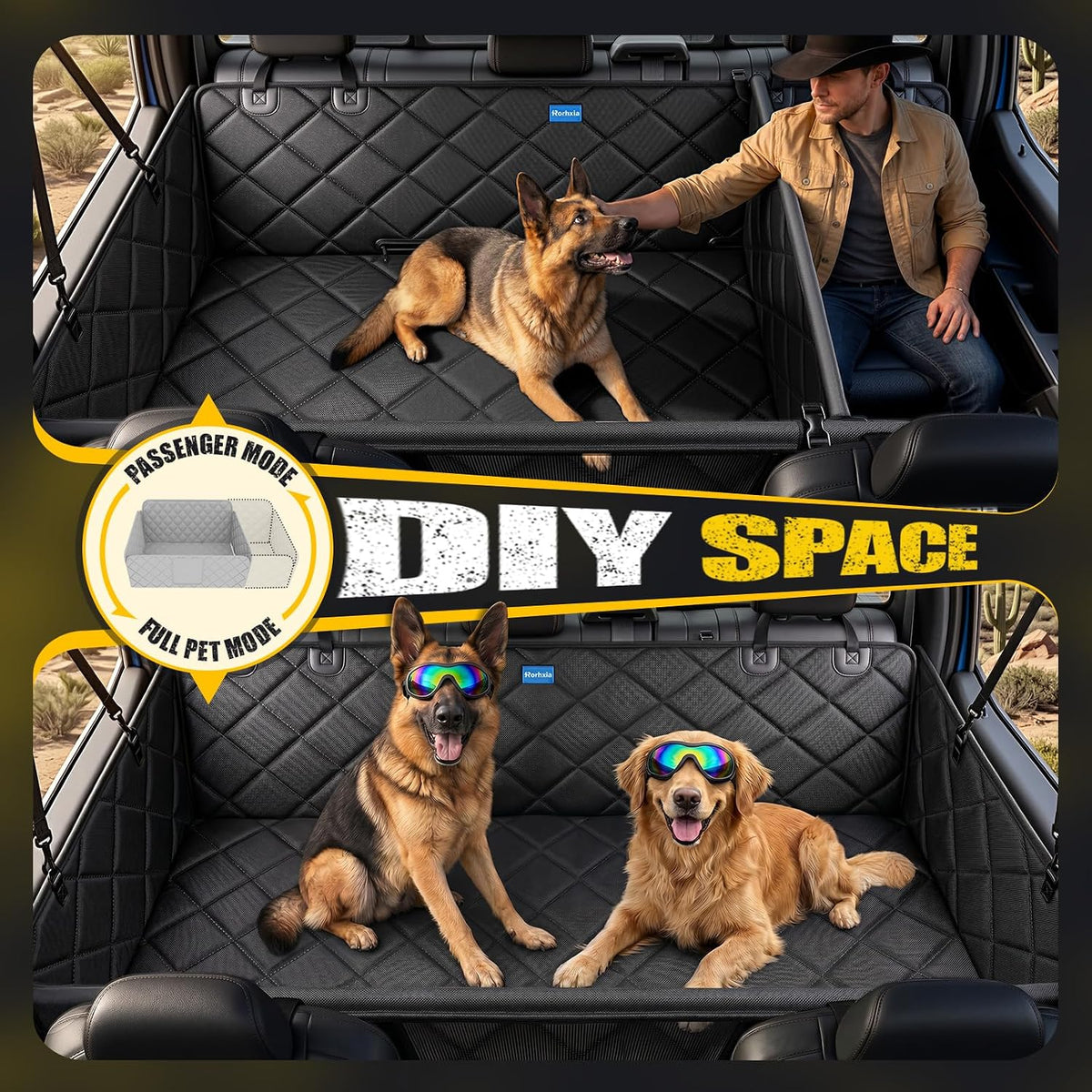 rorhxia xl dog truck seat cover for back, package contents
