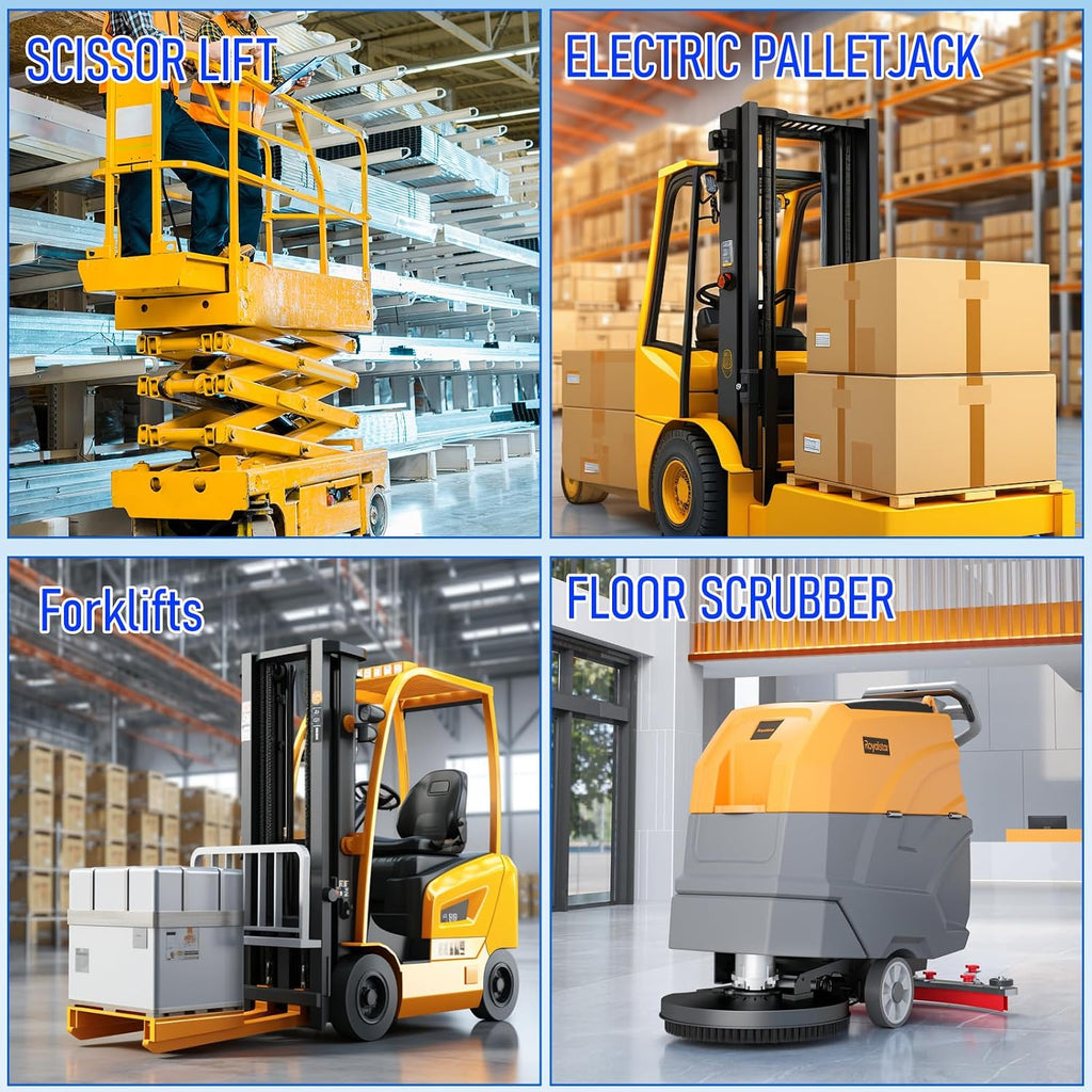 24V 25A Scissor Lift Battery Charger, 24V Golf Cart Battery Charger, 24 Volt Battery Charger for JLG Scissor Lift, Forklift, Genie Skyjack, Electric Pallet Jack, Floor Scrubber
