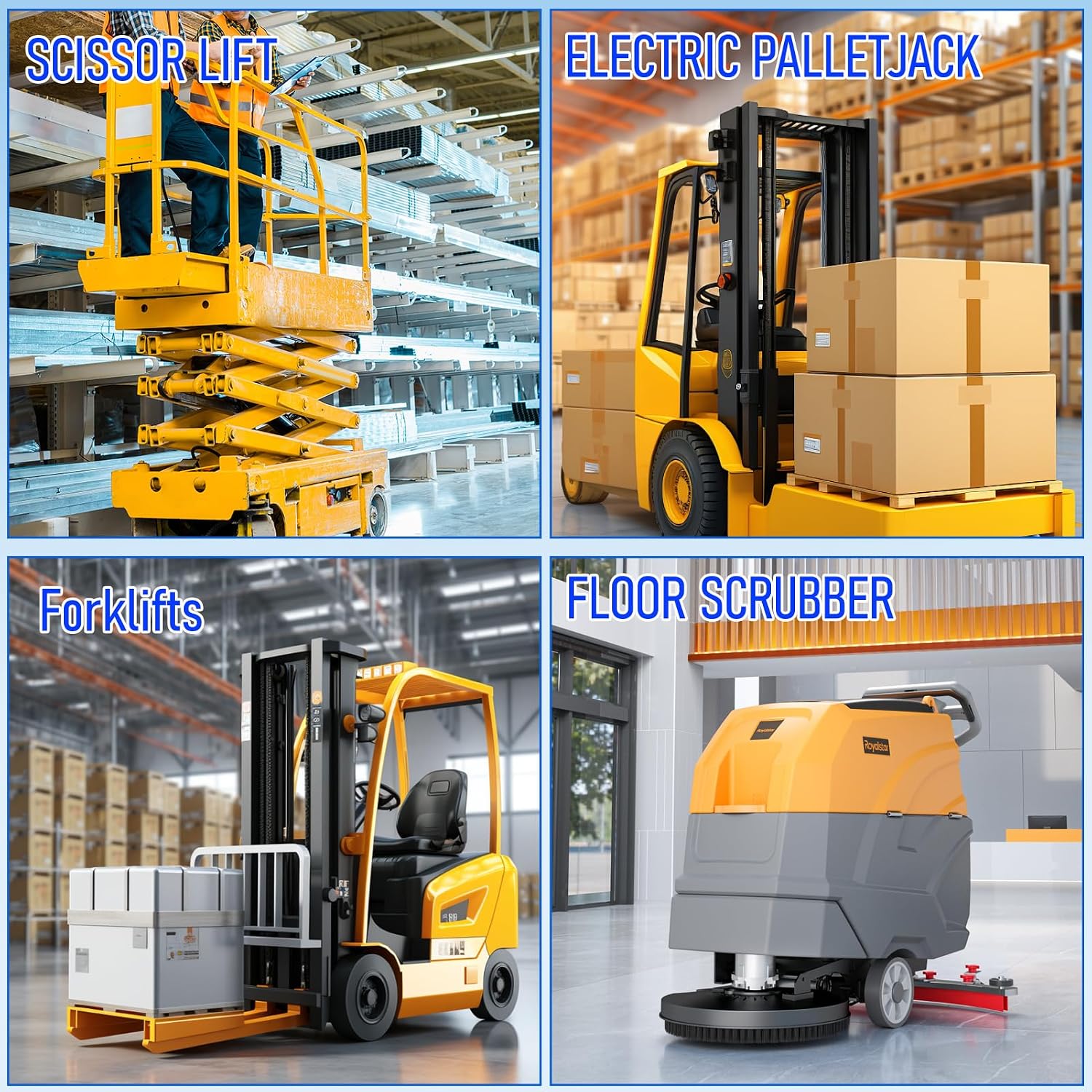 24V 25A Scissor Lift Battery Charger, 24V Golf Cart Battery Charger, 24 Volt Battery Charger for JLG Scissor Lift, Forklift, Genie Skyjack, Electric Pallet Jack, Floor Scrubber