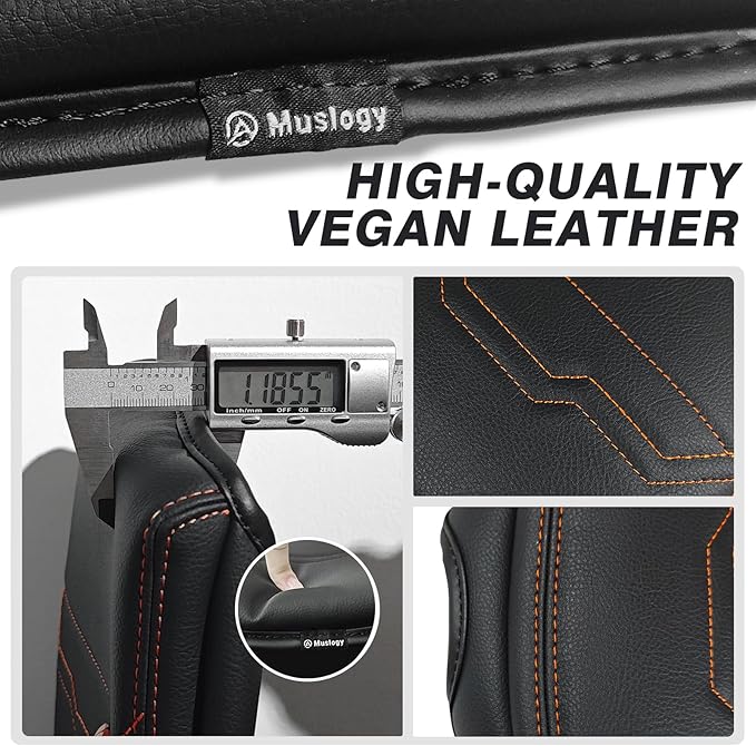 Muslogy for Frontier Center Console Pad Armrest Box Cover Vegan Leather Soft - Image 3