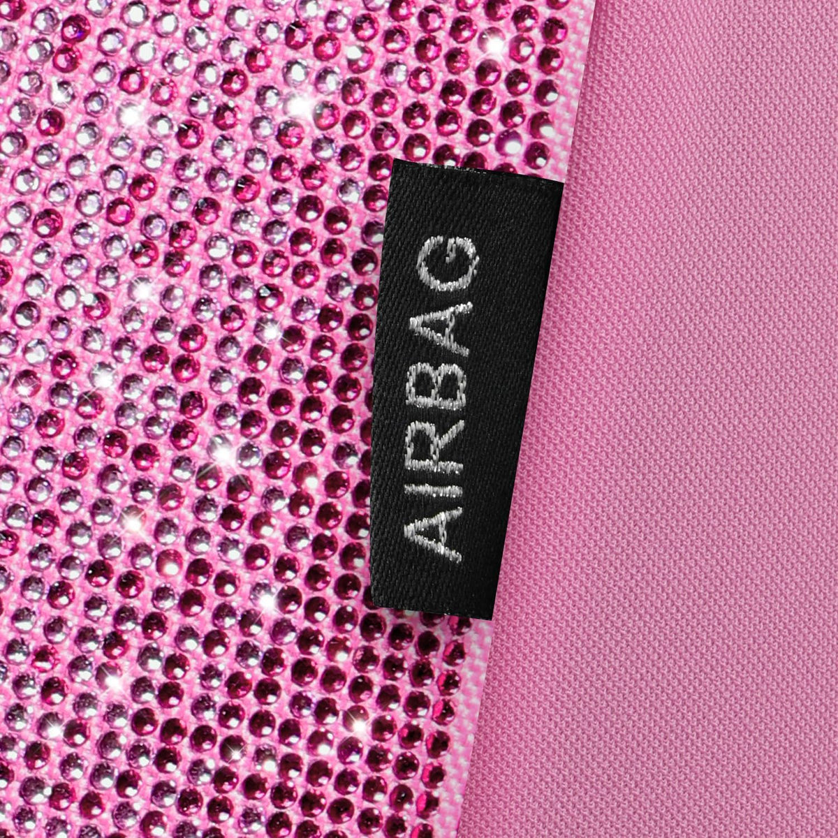 car pass bling diamond pink leather car seat on a desk or shelf