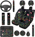 wildflower car seat covers full set with steering, main product view