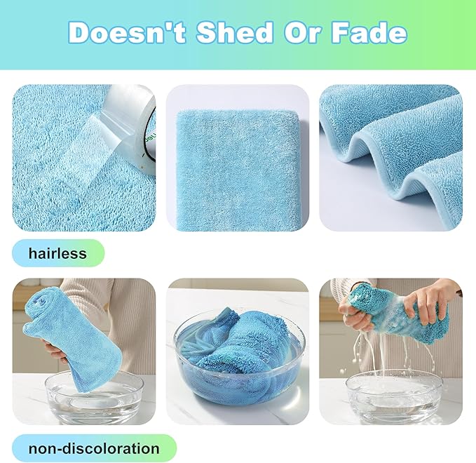 JOYMOOP Car Dry Towel, Quick Drying, Large Size, Microfiber Cleaning Cloth - Image 4