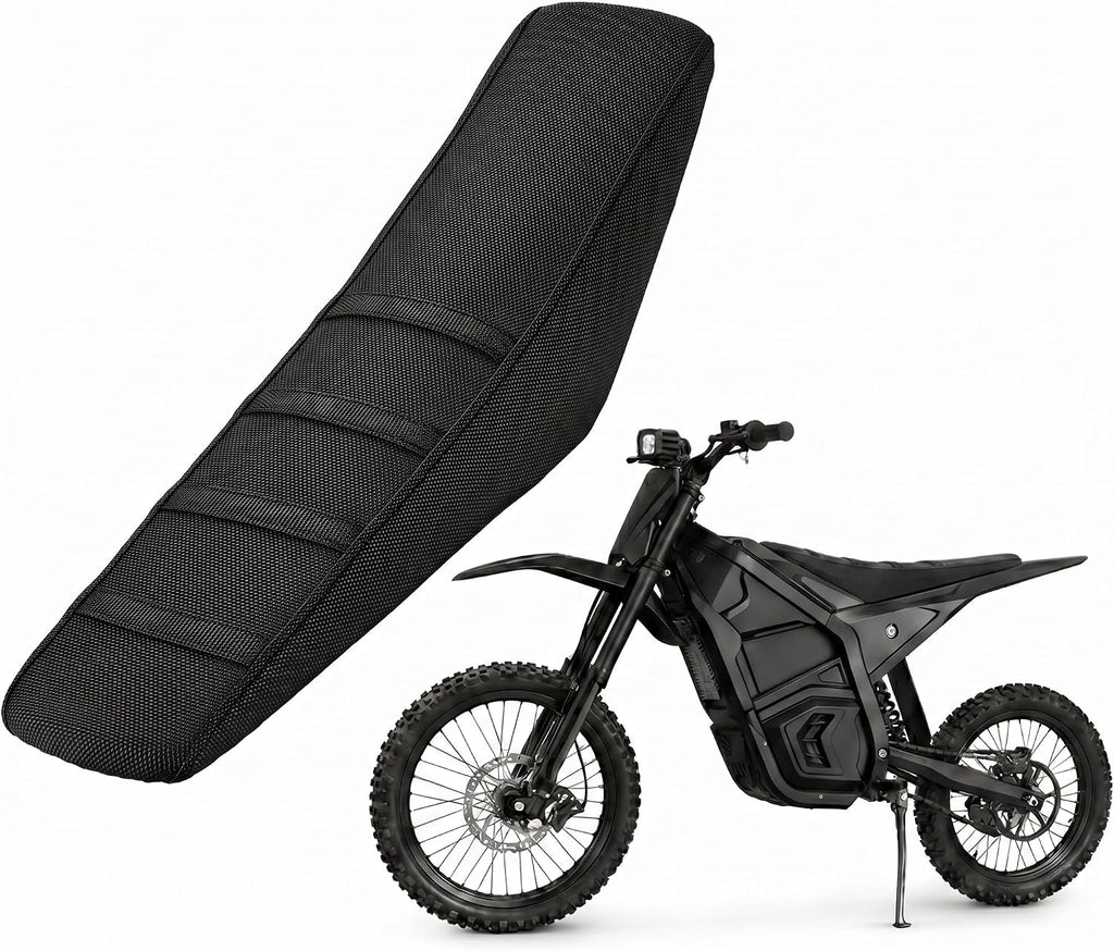 Seat Cover for Yozma IN10,Black Stripe Non-Slip Motorcycle Cushion Cover for Electric Dirt Bike Ebike Yozma in 10-Black