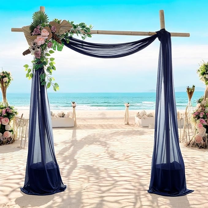 MDS Halloween Chiffon Draping Fabric - 2 Panel, 30" Wide x 100ft Long - ...