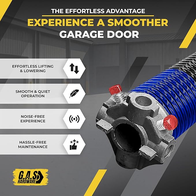 Garage Door Torsion Spring 262x1.75x37 Includes 1” Steel Bearing, Non-Slip - Image 5