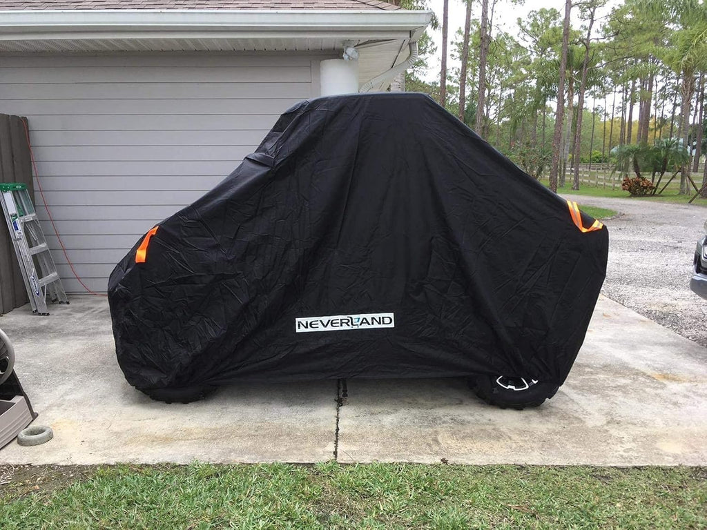 NEVERLAND UTV Cover 2-3 Seater - Heavy Duty Side by Side Cover Waterproof Outdoor Compatible with Polaris Ranger RZR Yamaha Wolverine Can-Am Defender Honda Kawasaki Teryx Textron Off Road Wildcat