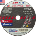united abrasives/sait 23040 cutoff wheel 3"x 1/16"x 3/8", main product view