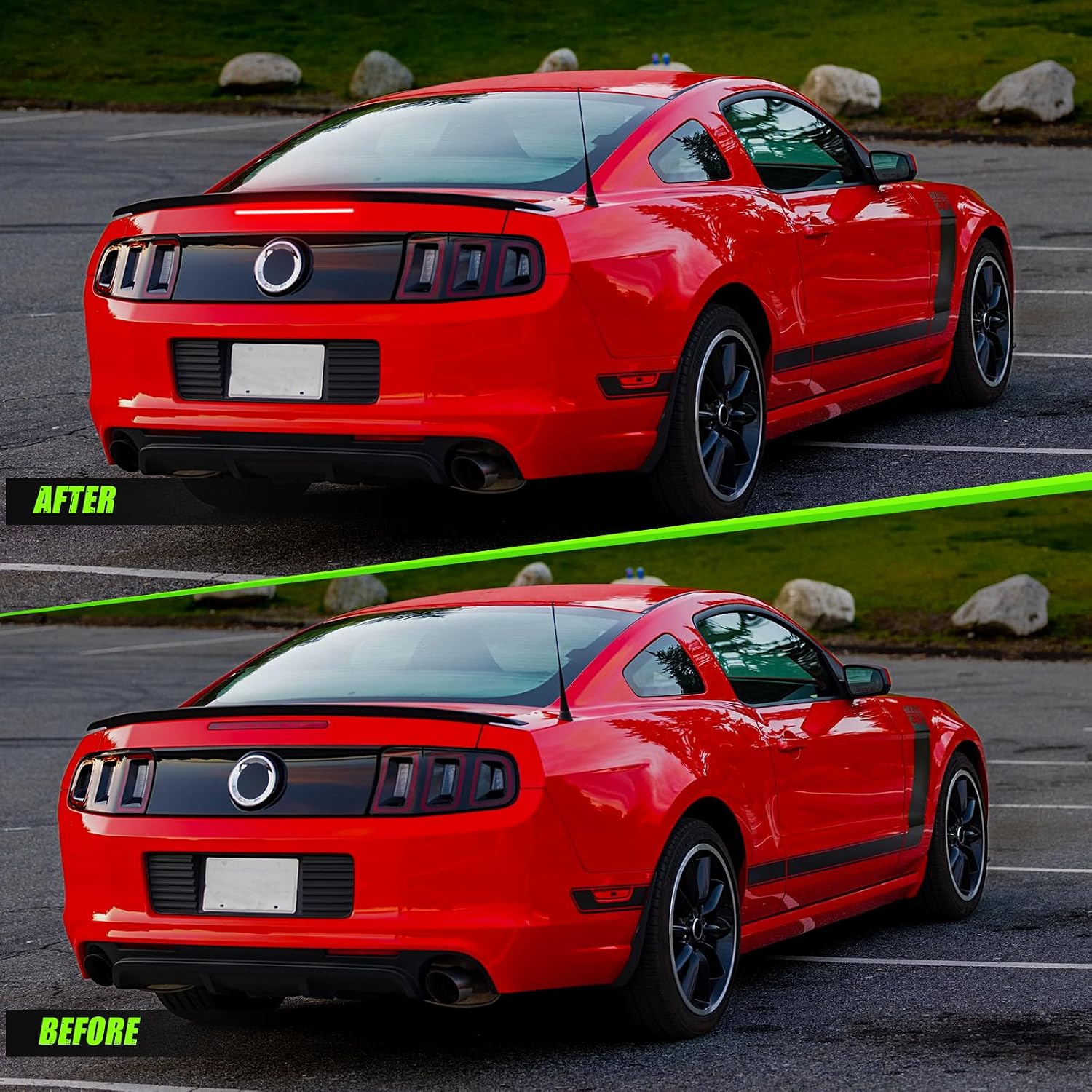 Smoke Lens LED Third Brake Lights Compatible With 2010-2014 Mustang 3rd Brake Lamp