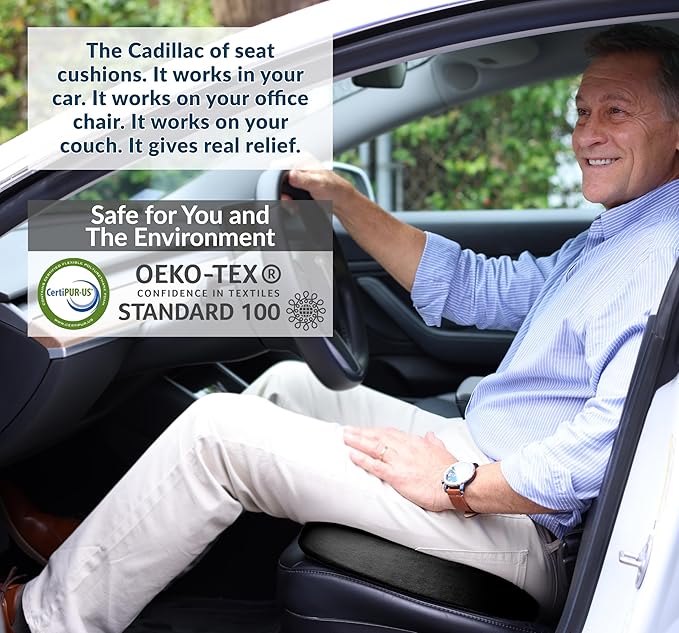 ComfiLife Premium Gel & Memory Foam Seat Cushion – Doctor Recommended Office