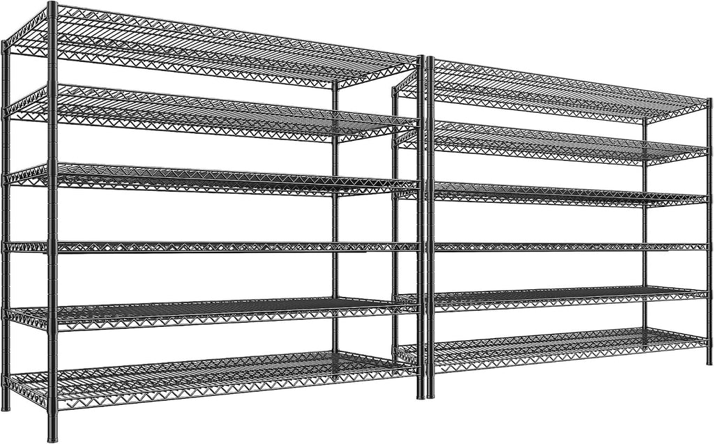REIBII 83"H Storage Shelves 3840LBS Metal Shelving Unit Garage Shelving Heavy