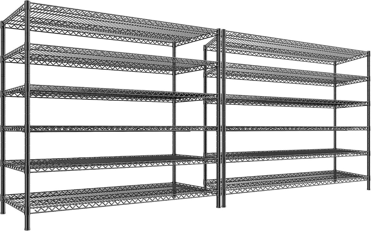 REIBII 83"H Storage Shelves 3840LBS Metal Shelving Unit Garage Shelving Heavy