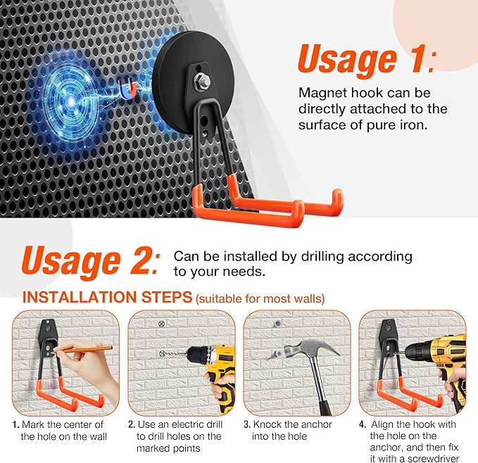 2Pcs Large Strong Magnetic Hooks - Image 7
