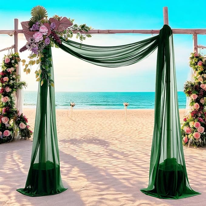 MDS Halloween Chiffon Draping Fabric - 1 Panel, 30" Wide x 50ft Long - S...