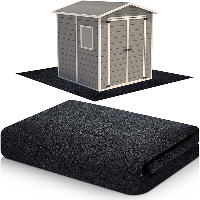 Haull Outdoor Storage Shed Floor Moat Waterproof Outdoor Carport Mat Thickened by Kedauud