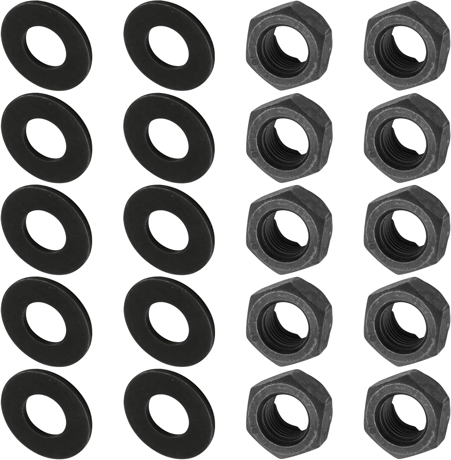 Caltric Wheel Nut And Washers Compatible with Yamaha Grizzly 600 YFM600F 4x4 1999-2001 / Warrior 350 YFM350X 1995-2003 / YFZ450 SE LE 2004-2005 Front and Rear