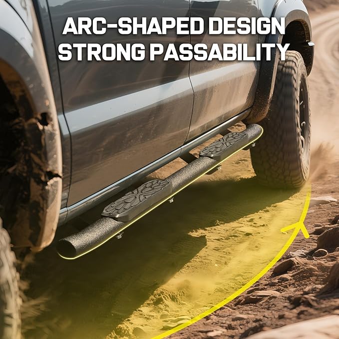 3.5 Inches Oval Tube Step Bar Running Boards Compatible - Image 7