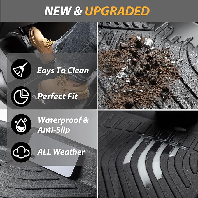 AIPOIL® Floor Mats for 2012-2018 Ford Focus | All-Weather | Easy to Clean | - Image 4