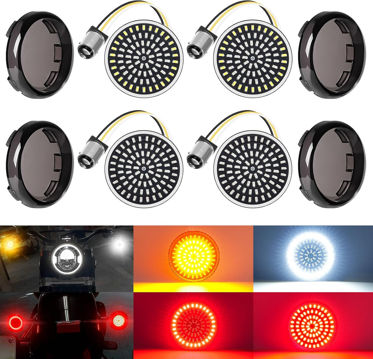 benlari 1157 led turn signals front rear 81, main product view