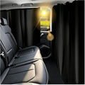 3PCS Extra Large Car Privacy Curtains,Black Coated Rear Car Window Shades & Divider Curtain Lower Interior Temperature and Provide Privacy,Portable Cars Window Curtains