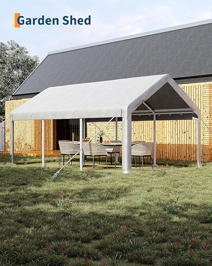13 x 20ft Heavy-Duty Carport Canopy - Image 2