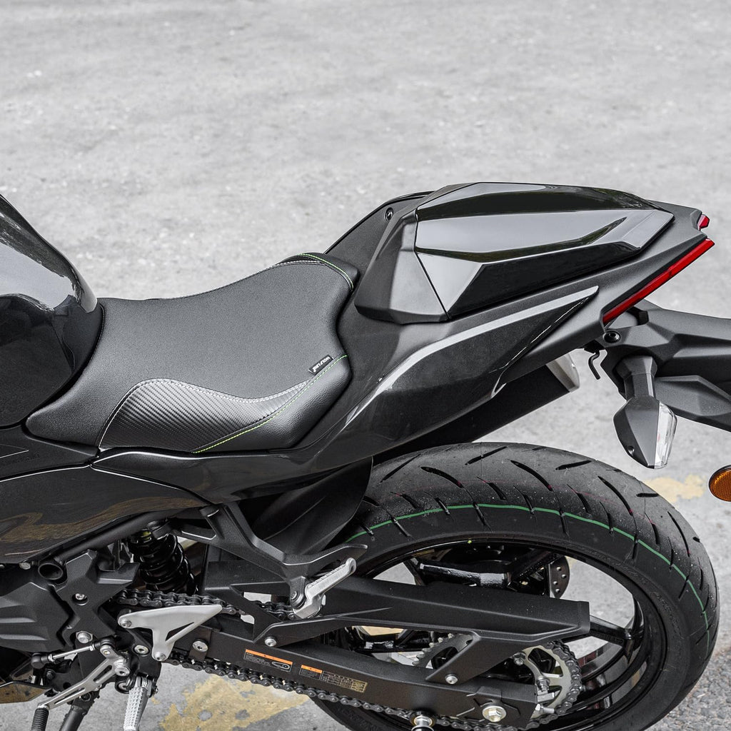 Motorcycle Rear Seat Cowl Fit for Ninja 500 Z500 2024 2025 2026 ABS Plastic Passenger Pillion Solo Fairing Cover Tail, Gloss Black