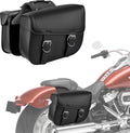 Nomad Leather Motorcycle Saddlebags Large Quick-Easy Universal Fit Throw Over