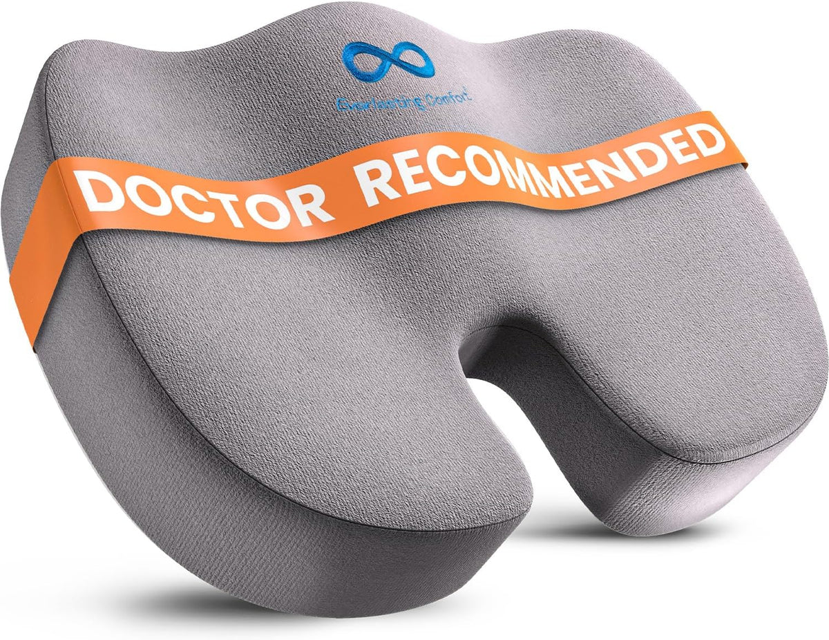 Everlasting Comfort Doctor Recommended Memory Foam Seat Cushion