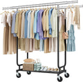 heavy duty rolling clothes rack, 620 lbs load, main product view