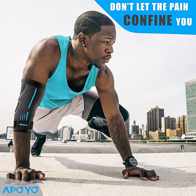 APOYO Elbow Brace for Tendonitis and Tennis Elbow, Compression Sleeve for - Image 3