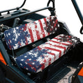American Flag UTV Seat Cushion Covers Compatible with Kawasaki Mule 3000 3010 3020 Replacement UTV Seat Cover Set Patriotic Bench Seats Cover Easy to Install